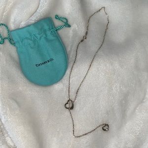 Elsa Peretti for Tiffany Open Heart Lariat Necklace